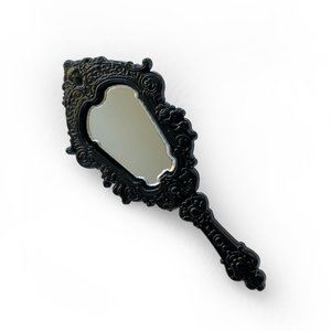 Ball & Chain Co black hand mirror enamel pin